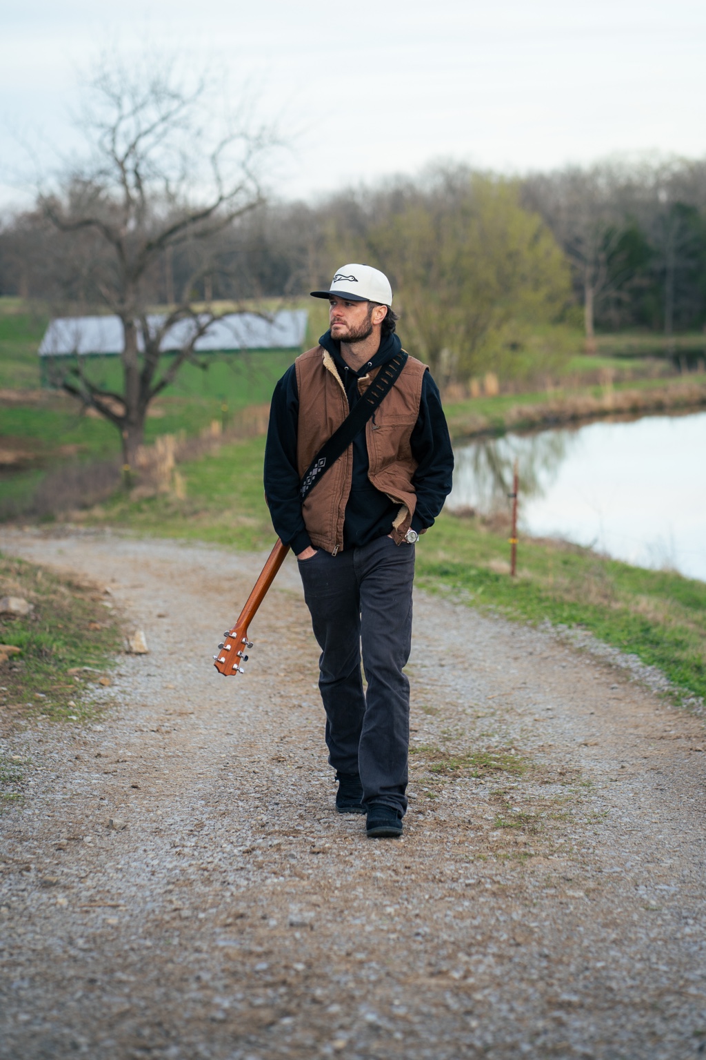 Outdoor hunting lifestyle portrait